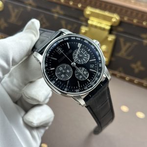 Audemars Piguet Code 11.59 Black Dial Super Clone Watches Factory Leather Strap APS 41mm (1)