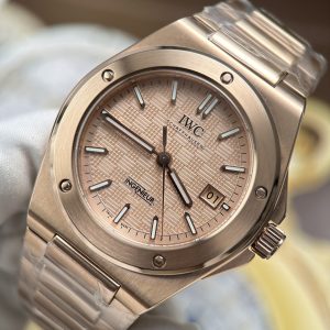 IWC Ingenieur Super Clone Watches Rose Gold Dial GH Factory 40mm (1)