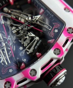 Richard Mille Best Replica RM38-02 Bubba Watson Tourbillon Carbon Quartz TPT 44mm (1)