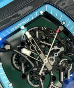 Richard Mille Best Replica Watch Carbon NTPT Blue Color ZF Factory (13)