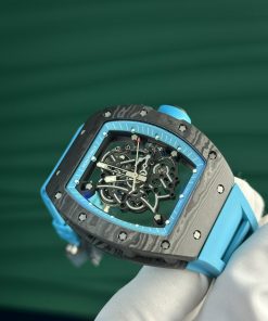 Richard Mille Best Replica Watch Carbon NTPT Blue Color ZF Factory (1)