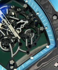 Richard Mille Best Replica Watch Carbon NTPT Blue Color ZF Factory (13)