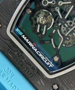 Richard Mille Best Replica Watch Carbon NTPT Blue Color ZF Factory (13)