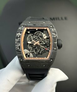 Richard Mille Best Replica Watch RM055 Bubba Watson Carbon Rubber Strap APS Factory 42.7×49 (1)