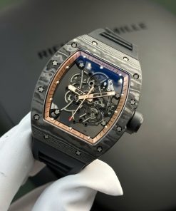 Richard Mille Best Replica Watch RM055 Bubba Watson Carbon Rubber Strap APS Factory 42.7×49 (1)