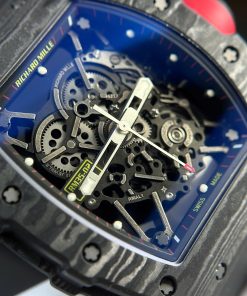 Richard Mille Best Replica Watch RM35-02 Black Carbon ZF Factory 44mm (2)