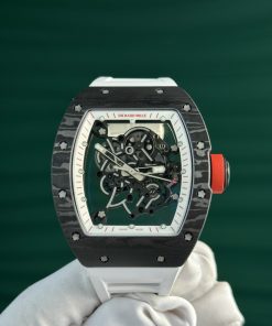 Richard Mille Best Replica Watch White Rubber Strap Carbon NTPT ZF Factory (13)