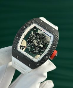 Richard Mille Best Replica Watch White Rubber Strap Carbon NTPT ZF Factory (13)