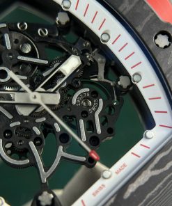Richard Mille Best Replica Watch White Rubber Strap Carbon NTPT ZF Factory (13)