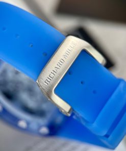Richard Mille Blue Sapphire RM12-01 Transparent Dial Replica Watches 44mm (10)