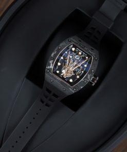 Richard Mille Fake Watch RM66 Automatic & Black Carbon 43mm (7)