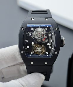 Richard Mille RM001 Tourbillon Black Ceramic Best Replica Watch 42mm (10)