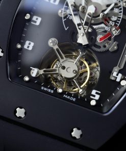 Richard Mille RM001 Tourbillon Black Ceramic Best Replica Watch 42mm (10)