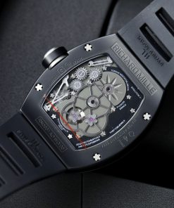 Richard Mille RM001 Tourbillon Black Ceramic Best Replica Watch 42mm (10)