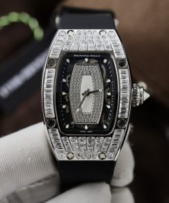 Richard Mille RM007 Customs CZ Stone Baguette Replica Watch 36mm (6)