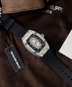 Richard Mille RM007 Customs CZ Stone Baguette Replica Watch 36mm (6)