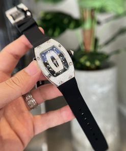 Richard Mille RM007 Diamonds Black Color Replica Watch Women 36mm
