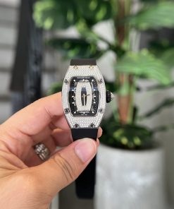 Richard Mille RM007 Diamonds Black Color Replica Watch Women 36mm