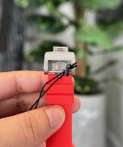 Richard Mille RM007 Diamonds Red Color Replica Watch Women 36mm