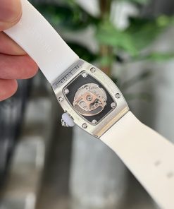Richard Mille RM007 Diamonds White Color Replica Watch Women 36mm