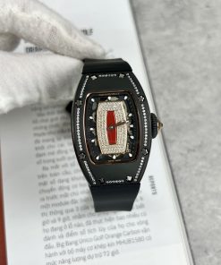 Richard Mille RM007 Replica Watch Black Color Rubber Strap 32x40mm