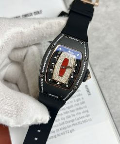Richard Mille RM007 Replica Watch Black Color Rubber Strap 32x40mm