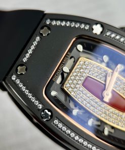 Richard Mille RM007 Replica Watch Black Color Rubber Strap 32x40mm