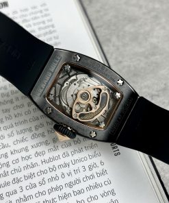 Richard Mille RM007 Replica Watch Black Color Rubber Strap 32x40mm