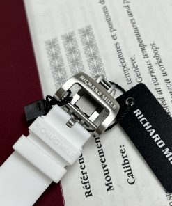 Richard Mille RM007 Replica Watches Ceramic White Women's 36mm (8)