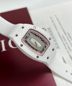 Richard Mille RM007 Replica Watches Ceramic White Women's 36mm (8)