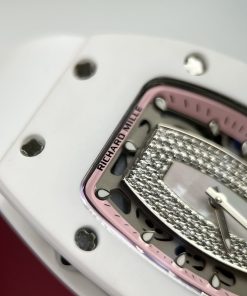 Richard Mille RM007 Replica Watches Ceramic White Women's 36mm (8)