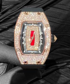 Richard Mille RM007 Rose Gold Wrapped and Natural Diamonds 32mm (1)