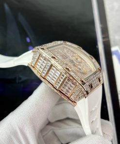 Richard Mille RM011 Replica Watches Best Quality Full Diamonds 44mm (1)