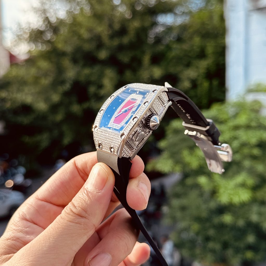 Richard Mille RM037 Custom Moissanite Diamonds Women 32mm (7)