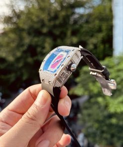 Richard Mille RM037 Custom Moissanite Diamonds Women 32mm (7)