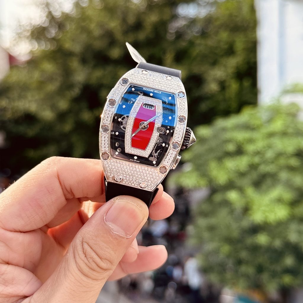 Richard Mille RM037 Custom Moissanite Diamonds Women 32mm (7)