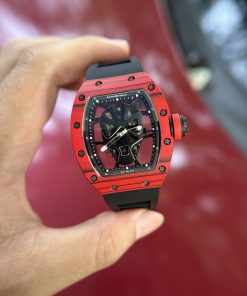 Richard Mille RM052 Skull Red Carbon Fake Watches 42mm (1)