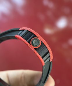 Richard Mille RM052 Skull Red Carbon Fake Watches 42mm (1)