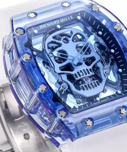 Richard Mille RM052 Tourbillon Blue Sapphire Best Replica MS Factory (1)