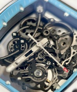 Richard Mille RM055 Bubba Watson Asia Ceramic White Replica Watches 45mm (1)