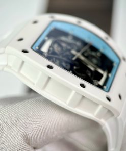 Richard Mille RM055 Bubba Watson Asia Ceramic White Replica Watches 45mm (2)