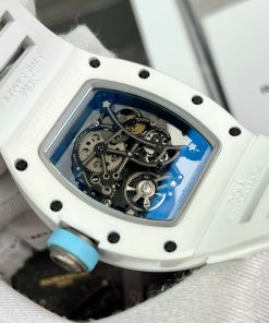 Richard Mille RM055 Bubba Watson Asia Ceramic White Replica Watches 45mm (2)