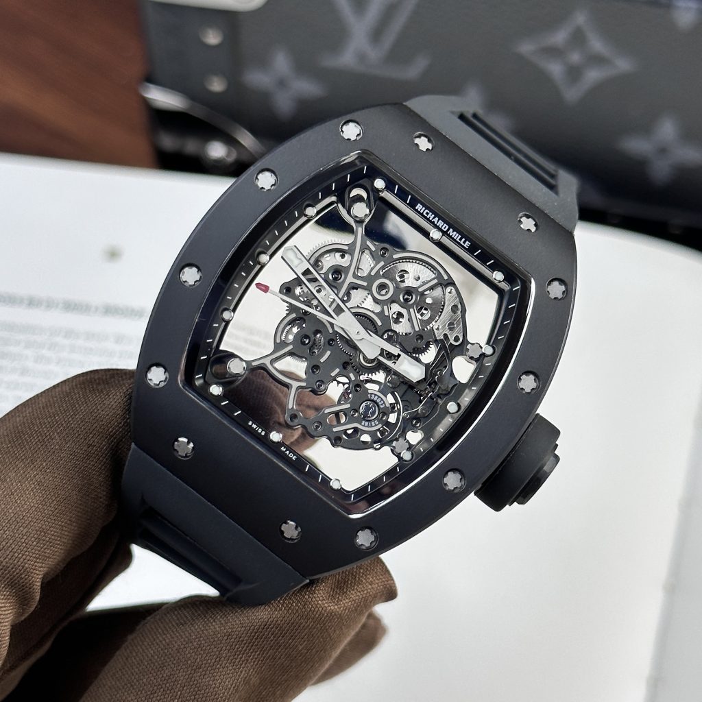 Richard Mille RM055 Bubba Watson Black Ceramic Best Replica New 2024 BBR 45mm (1)