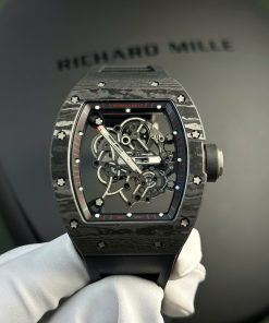 Richard Mille RM055 Bubba Watson Carbon Best Replica Watch Rubber Strap APS Factory 42.7x49 (2)
