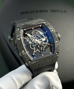 Richard Mille RM055 Bubba Watson Carbon Best Replica Watch Rubber Strap APS Factory 42.7x49 (2)
