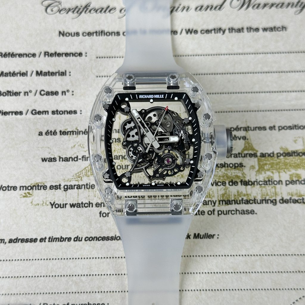 Richard Mille RM055 Bubba Watson Sappihre Replica Watches Best Quality (8)