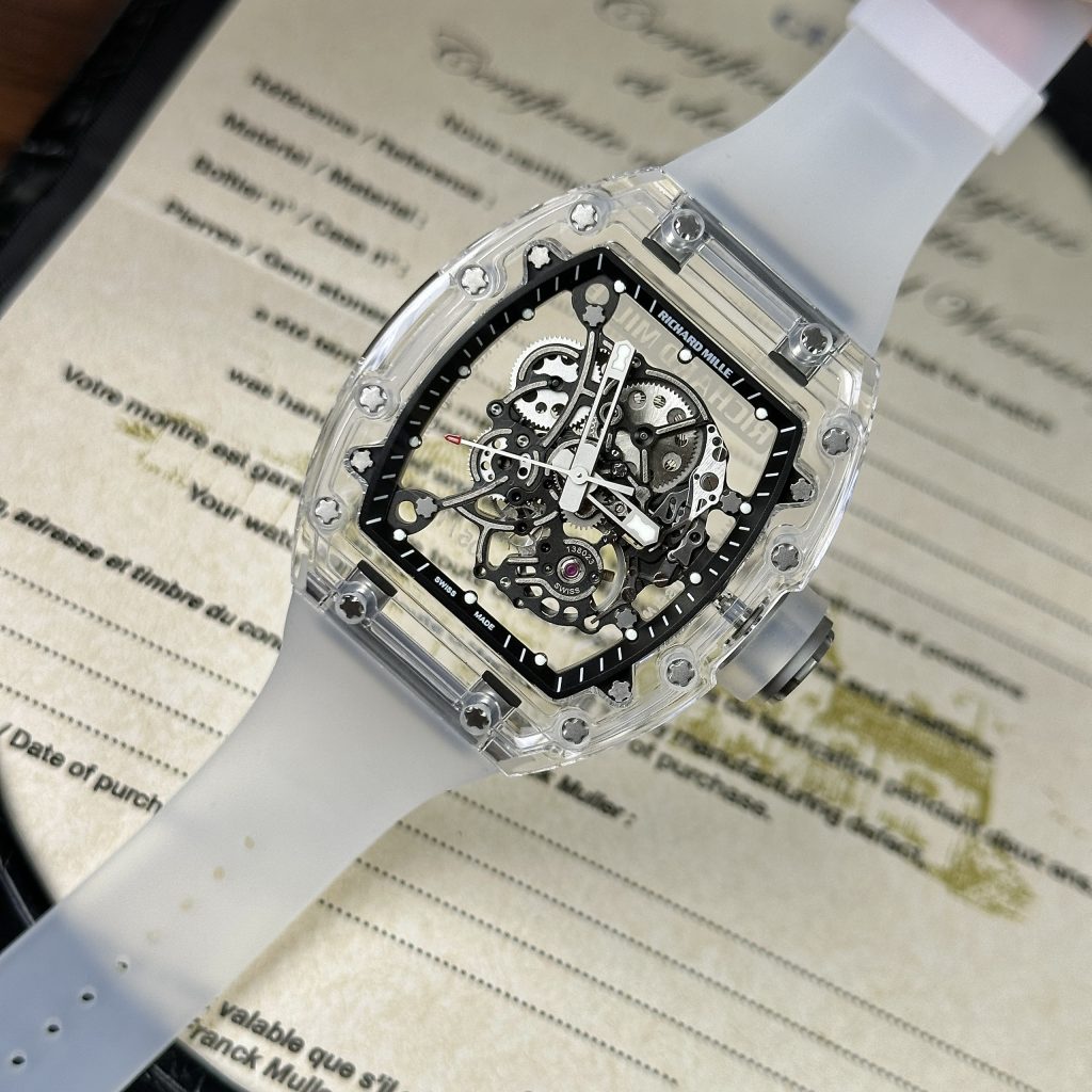 Richard Mille RM055 Bubba Watson Sappihre Replica Watches Best Quality (8)