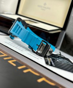 Richard Mille RM055 Replica Watches Best Quality Rubber Blue BBR 45mm (3)
