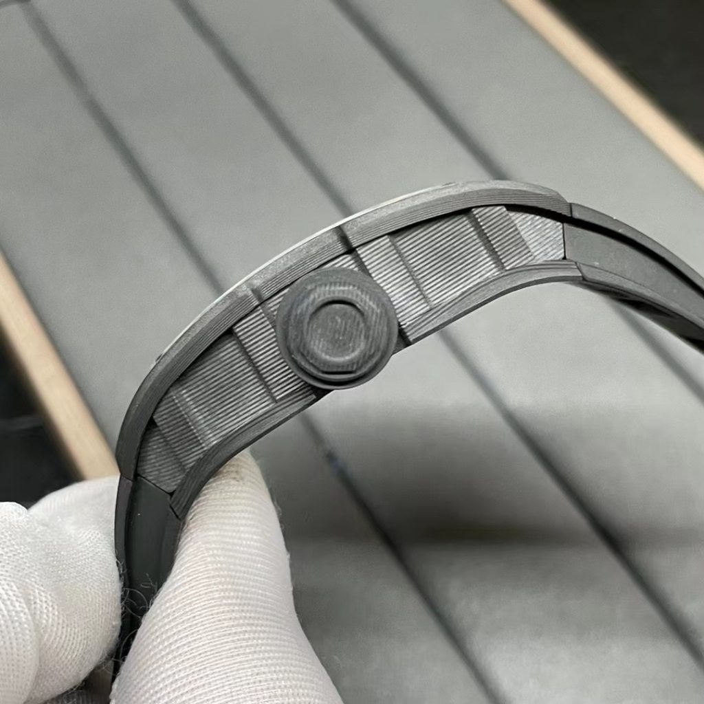 Richard Mille RM055 Skeleton Carbon Fiber Replica Watches Black BBR 45mm (3)