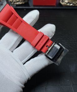 Richard Mille RM055 Skeleton Carbon Fiber Replica Watches Red BBR 45mm (3)